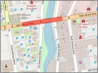 Lane Reductions On 10th Street In Owen Sound Monday