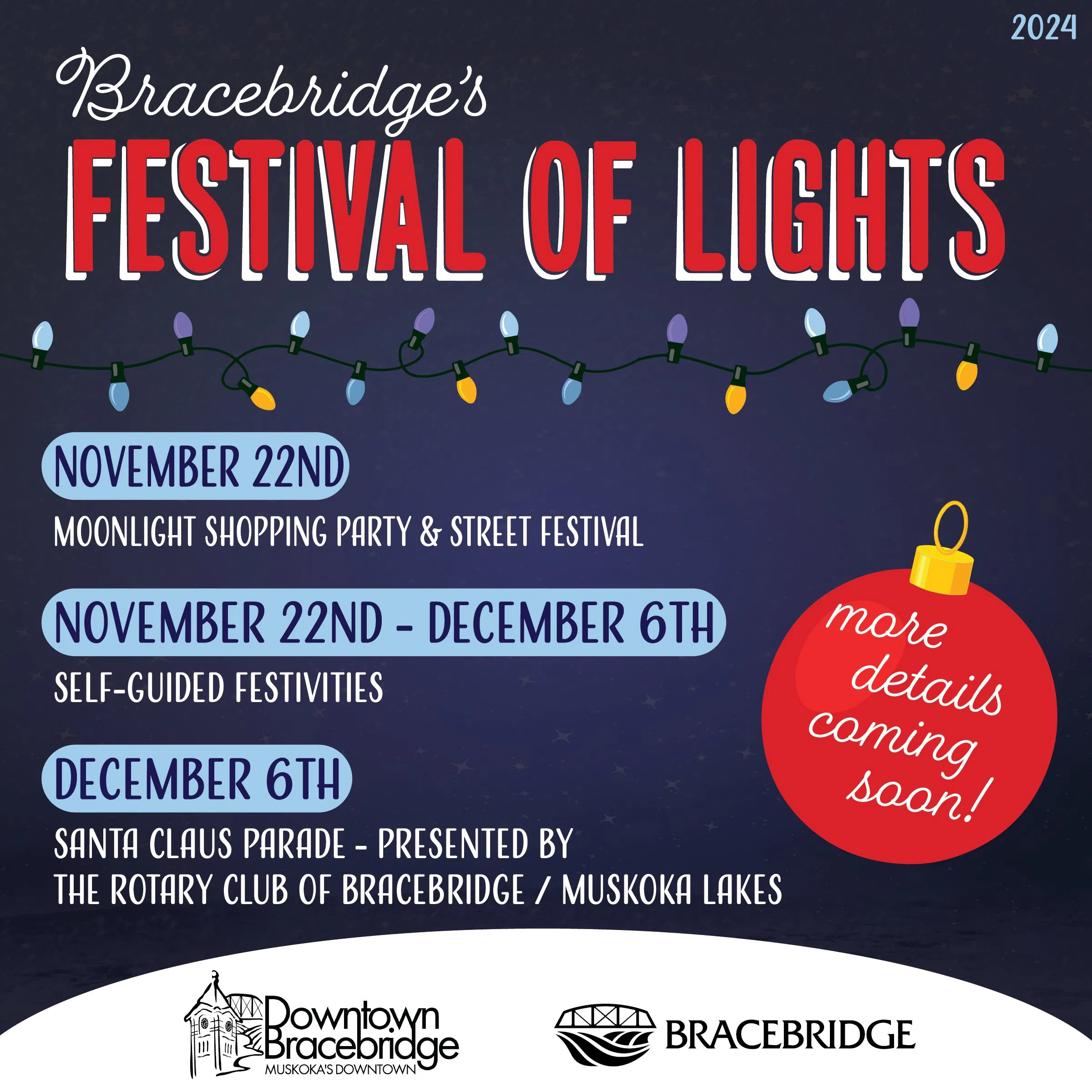 Festival of Lights Returns to Downtown Bracebridge