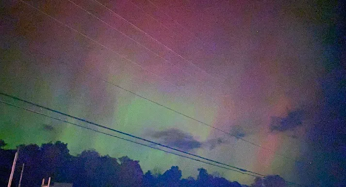 Sky Watchers Enjoy Northern Lights In Grey Bruce