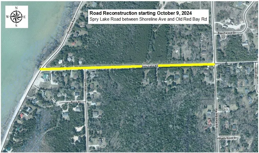 Reconstruction To Begin On Spry Lake Road