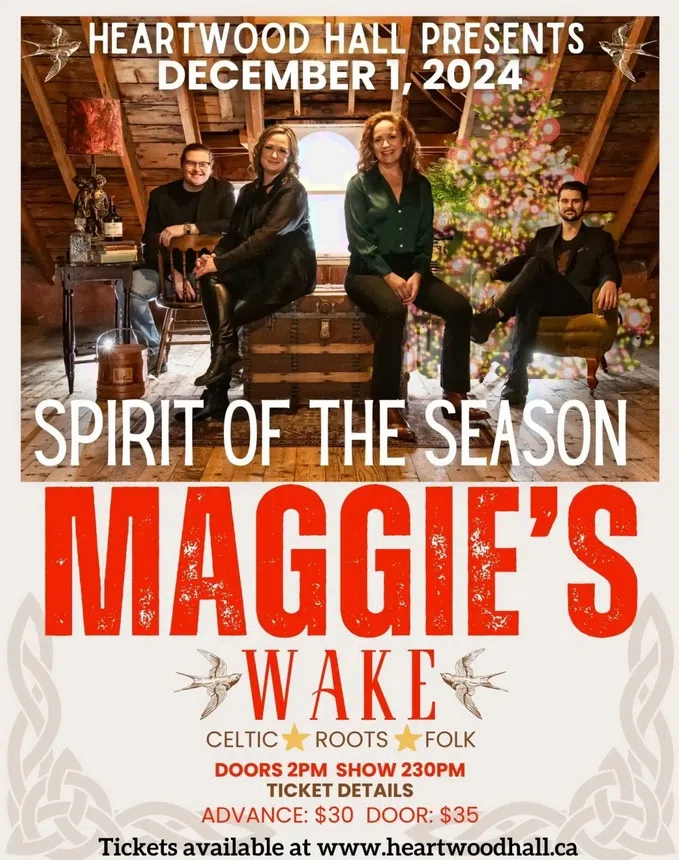 Maggie's Wake Returns To Owen Sound To Share 'Spirit Of The Season'