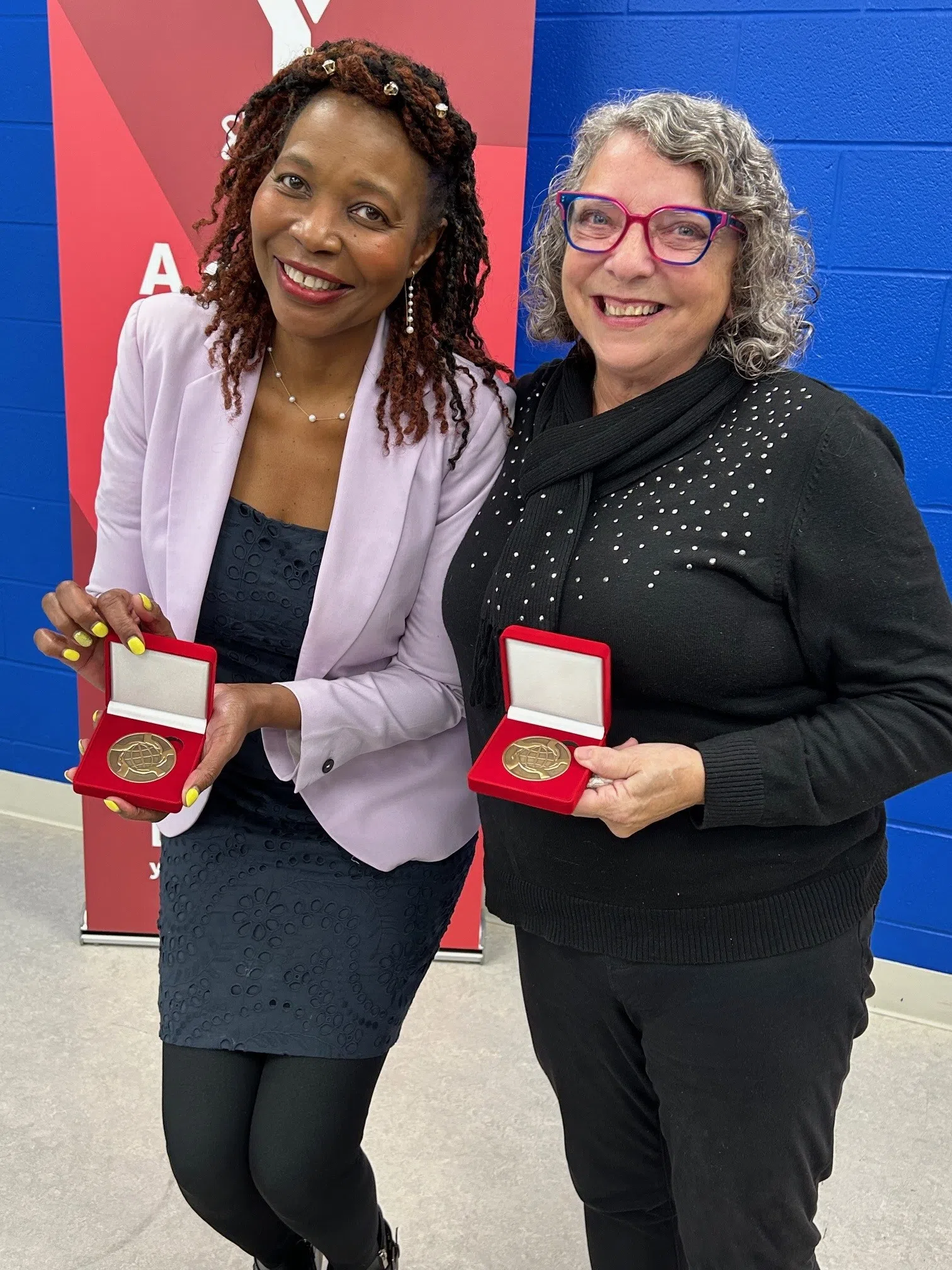 Joan John & Barb Vandenbor Honoured With Peace Medals For Their Work In Grey Bruce