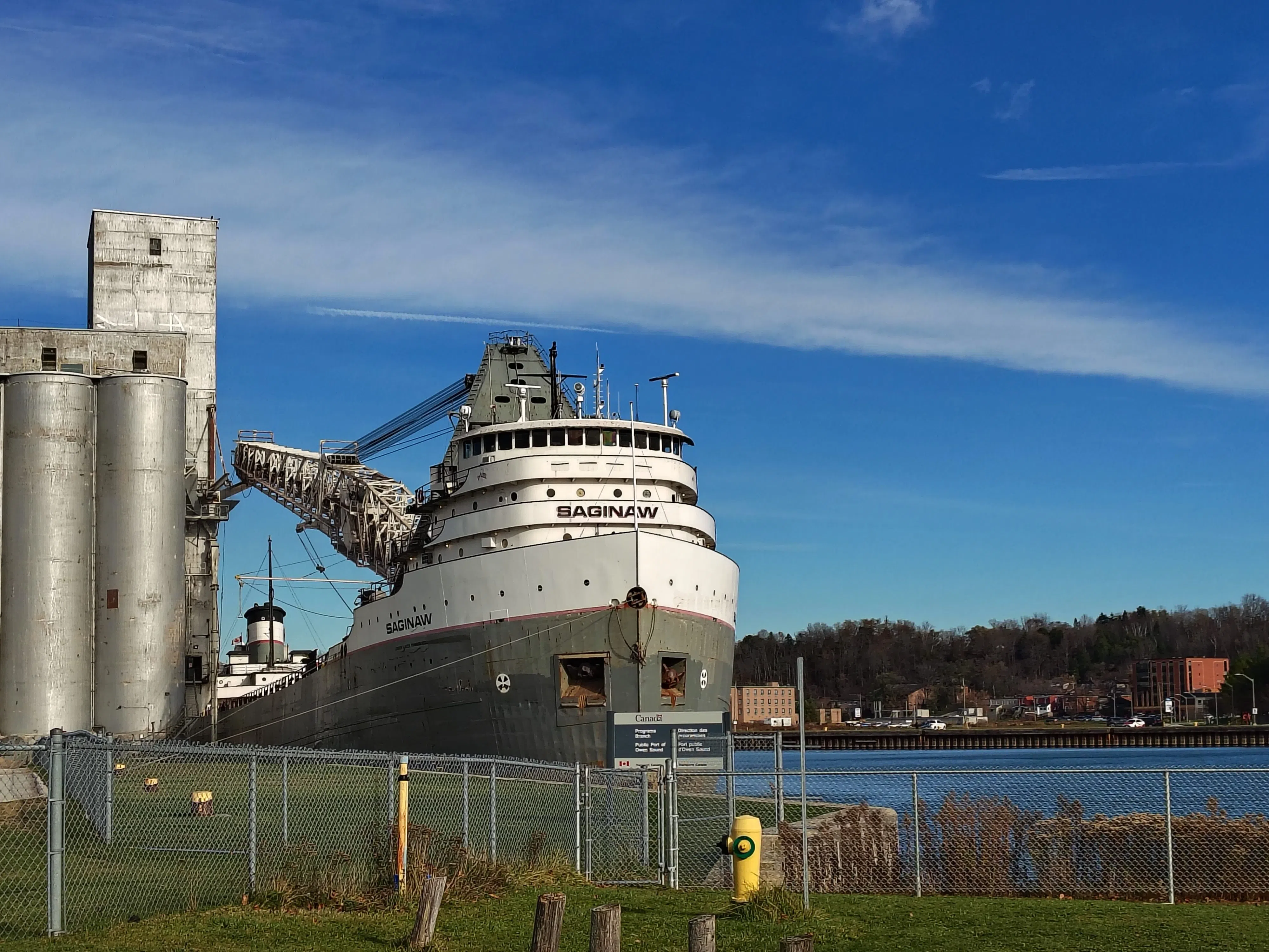 Saginaw Bulk Carrier In Owen Sound Today