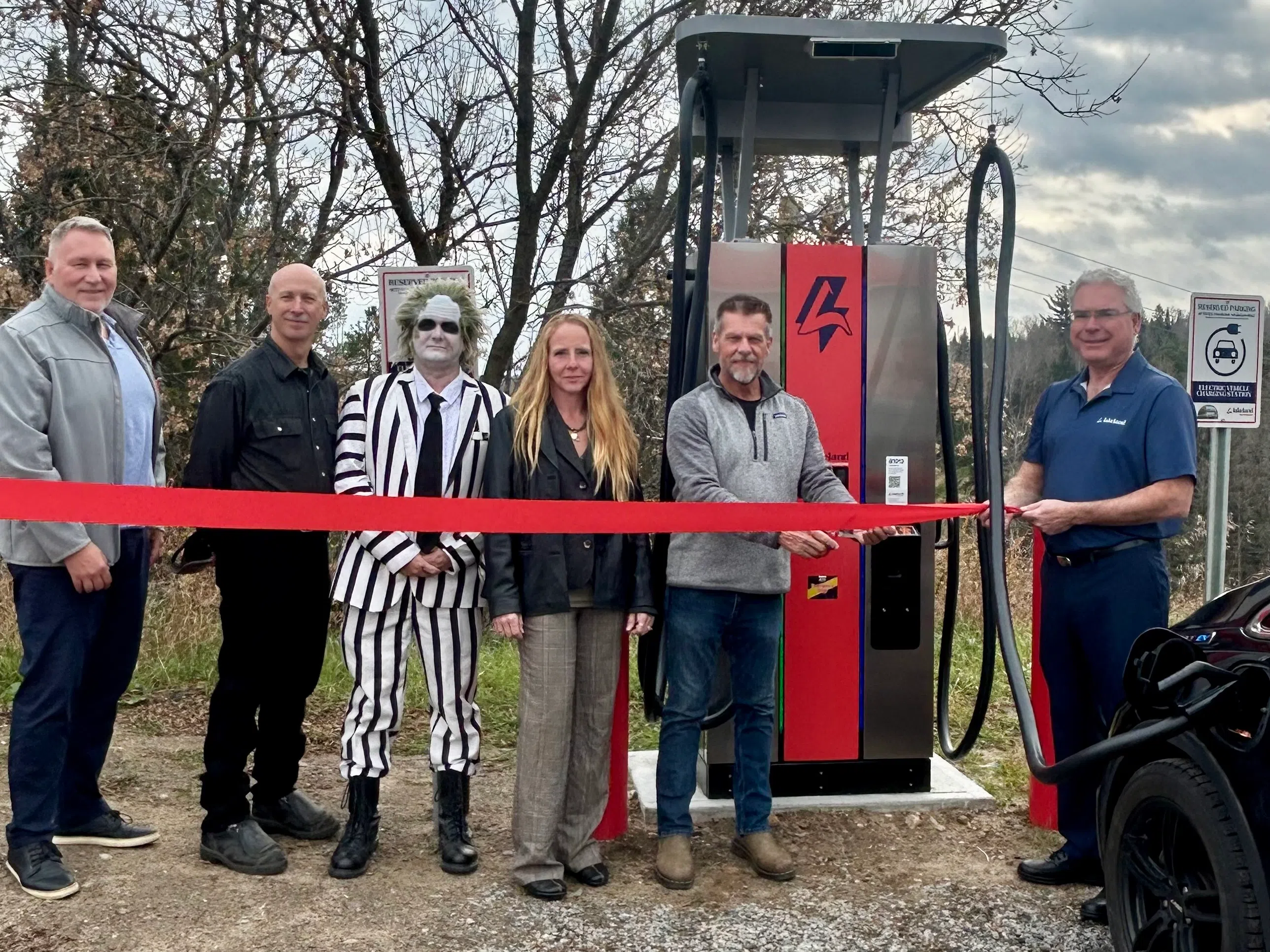 New Electric Vehicle Charging Station in Burk's Falls