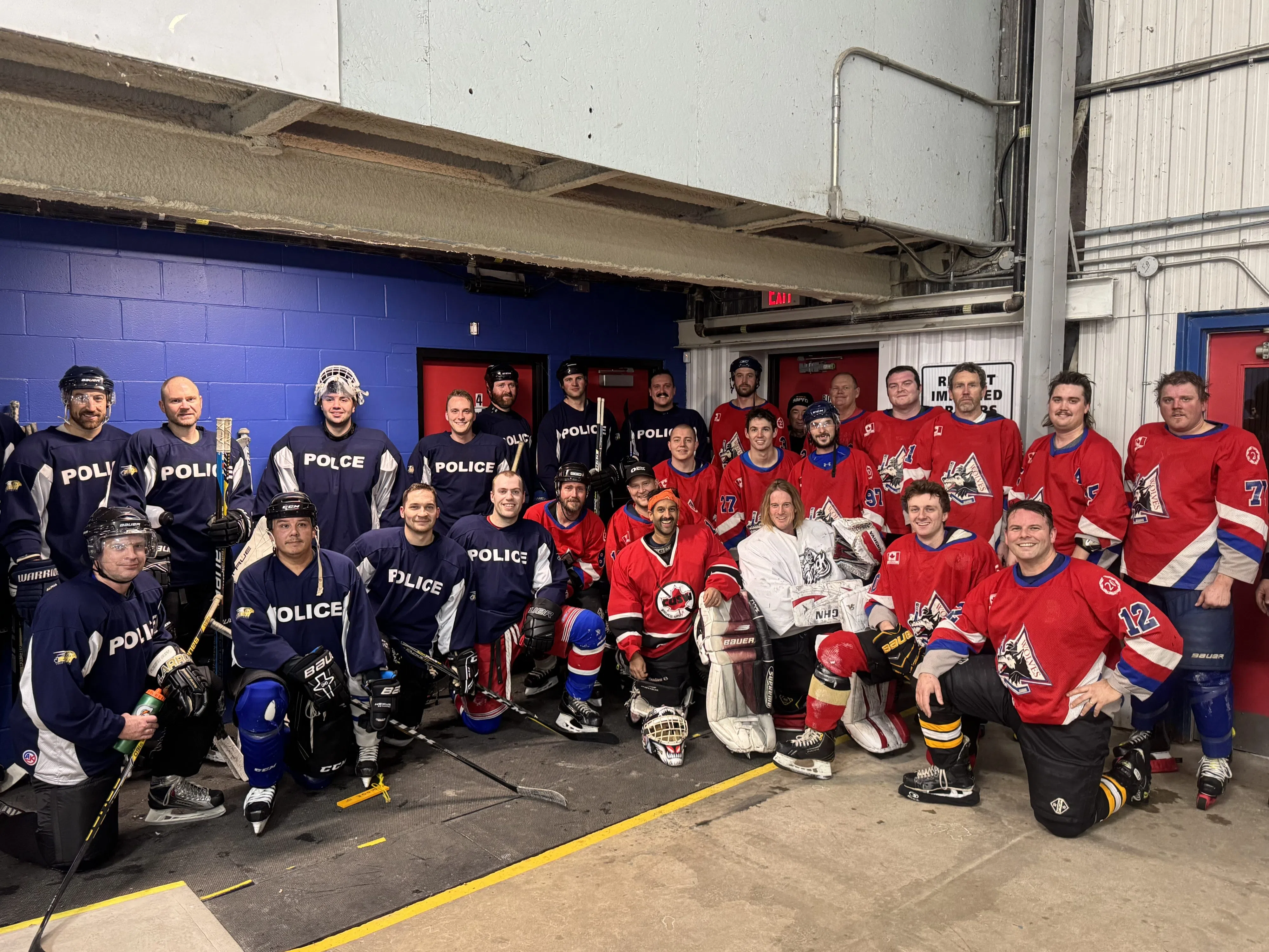 Charity Hockey Game In Wiarton Raises Money & Donations For Toy Drive