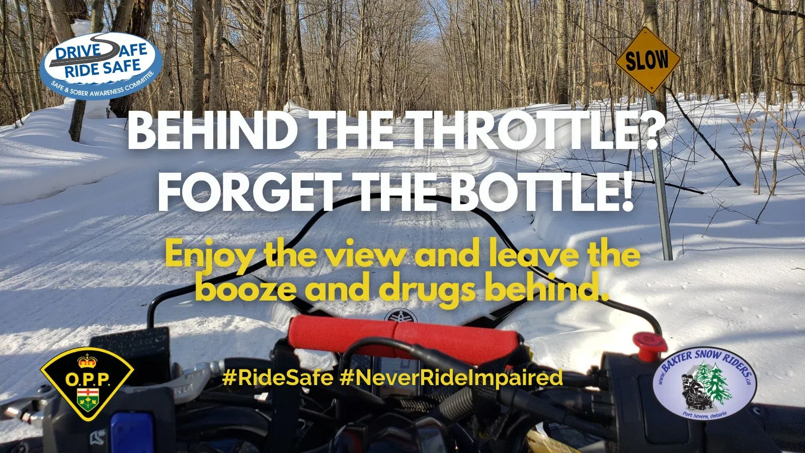 Southern Georgian Bay OPP Boast Results Of RIDE Program, Advise Snowmobilers Of Safe Operation