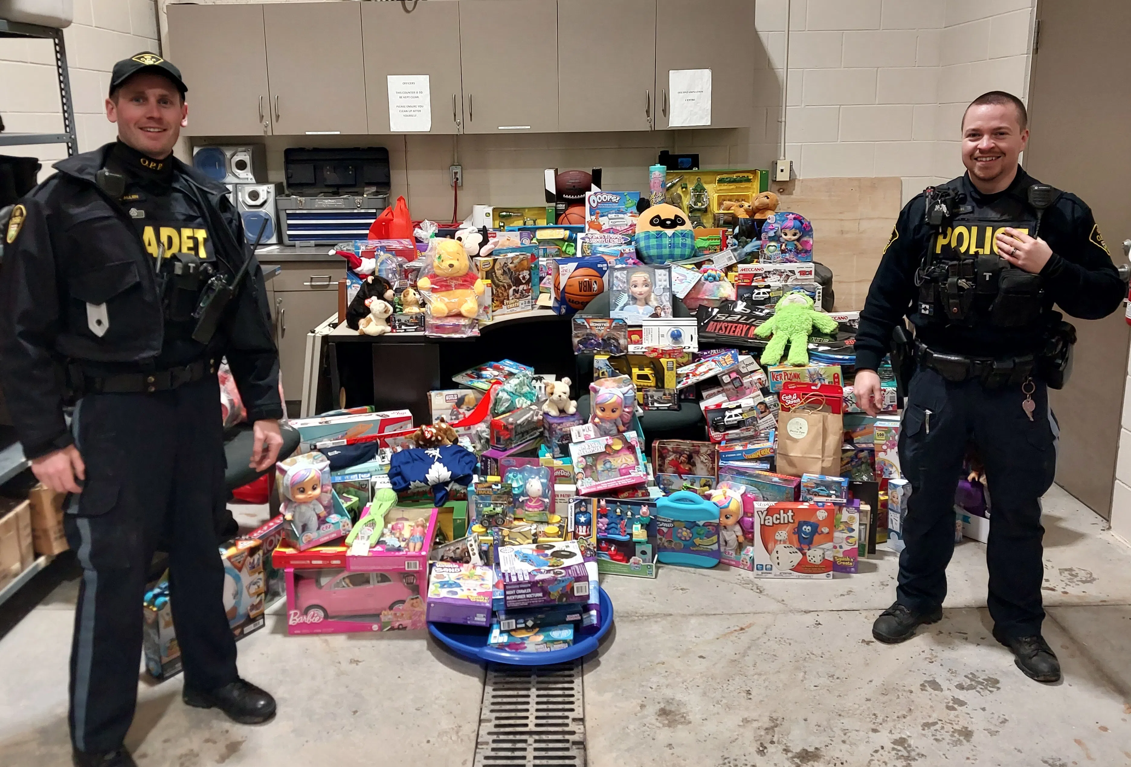 South Bruce OPP Thank Community For Toy Drive Support