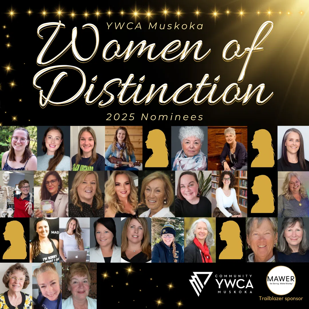 31 MUSKOKA WOMEN NOMINATED FOR PRESTIGIOUS YWCA WOMEN OF DISTINCTION AWARDS