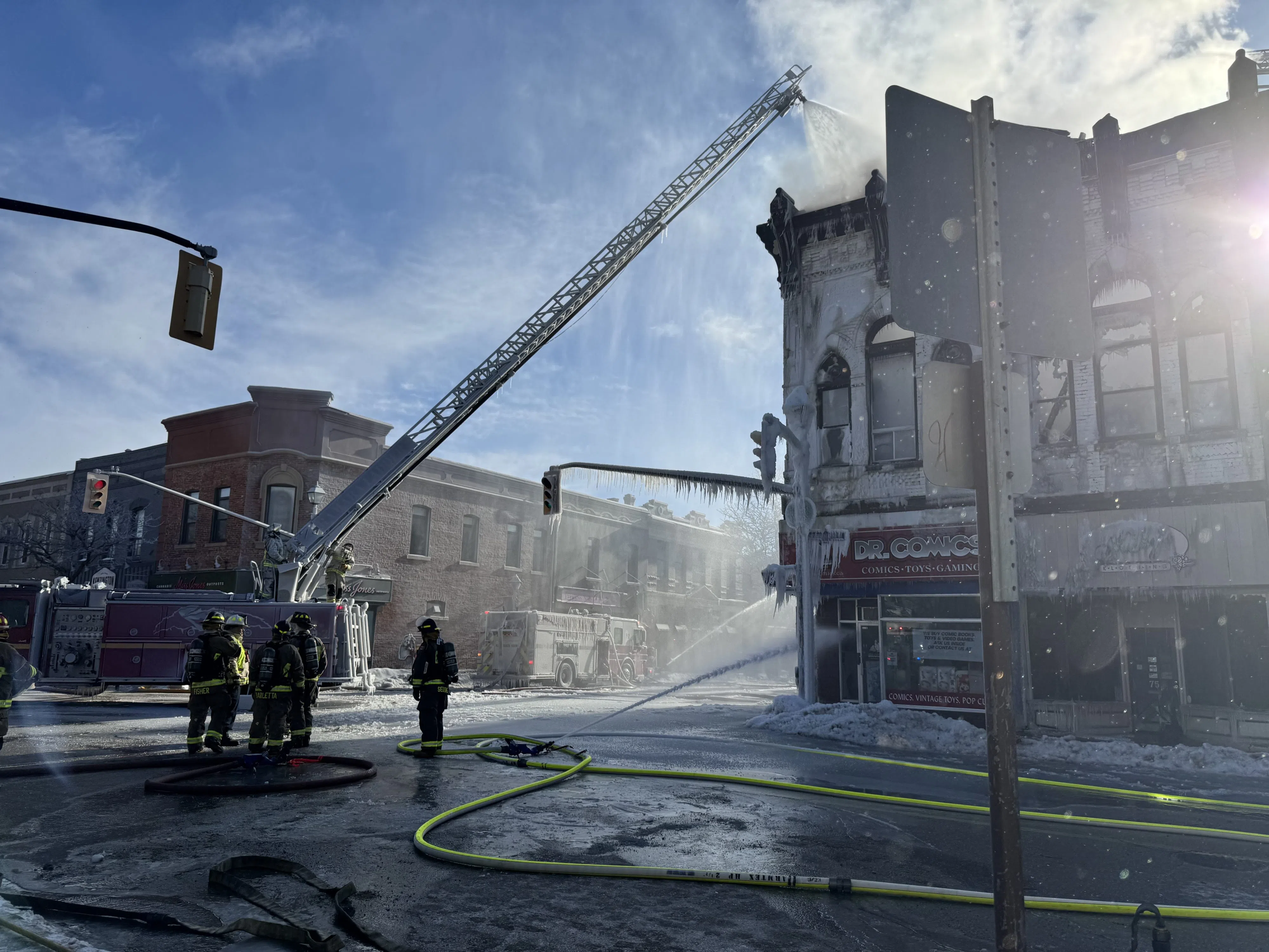 UPDATE: Major Structure Fire in Downtown Orillia