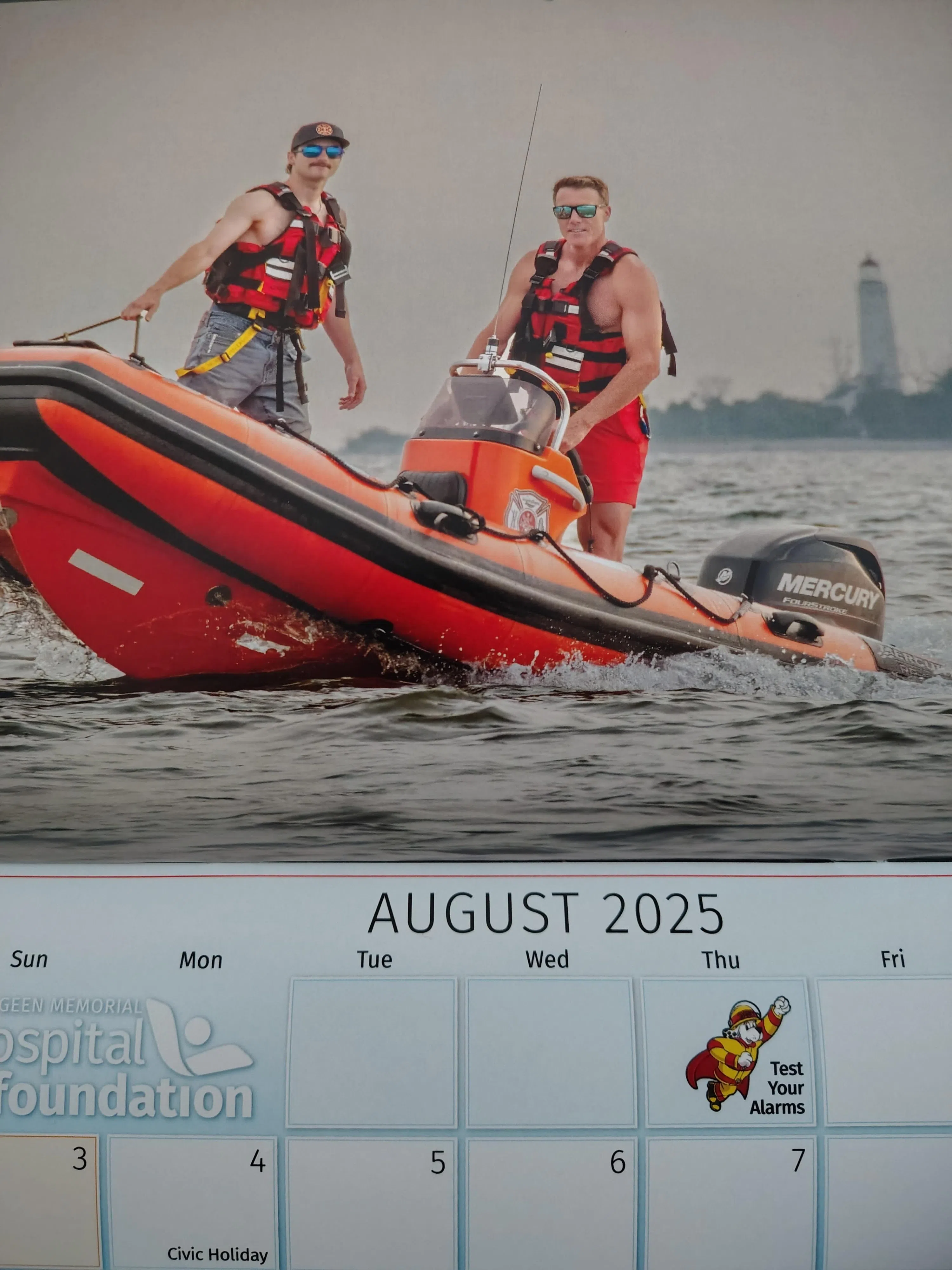 Saugeen Shores Firefighter Calendar Supports Hospital Foundation