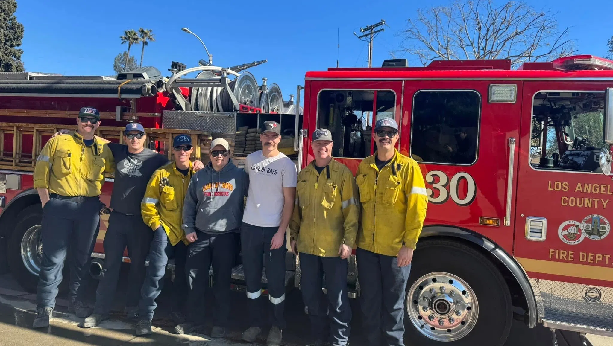 Muskoka Fire Fighters Help Out In Los Angles