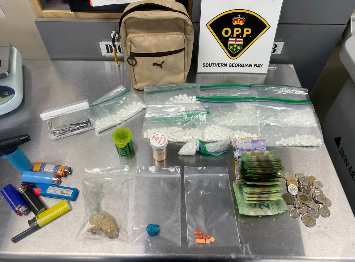 Southern Georgian Bay OPP Officer Notices Wanted Man In Cab, Conducts Arrest & Drug Bust In Midland