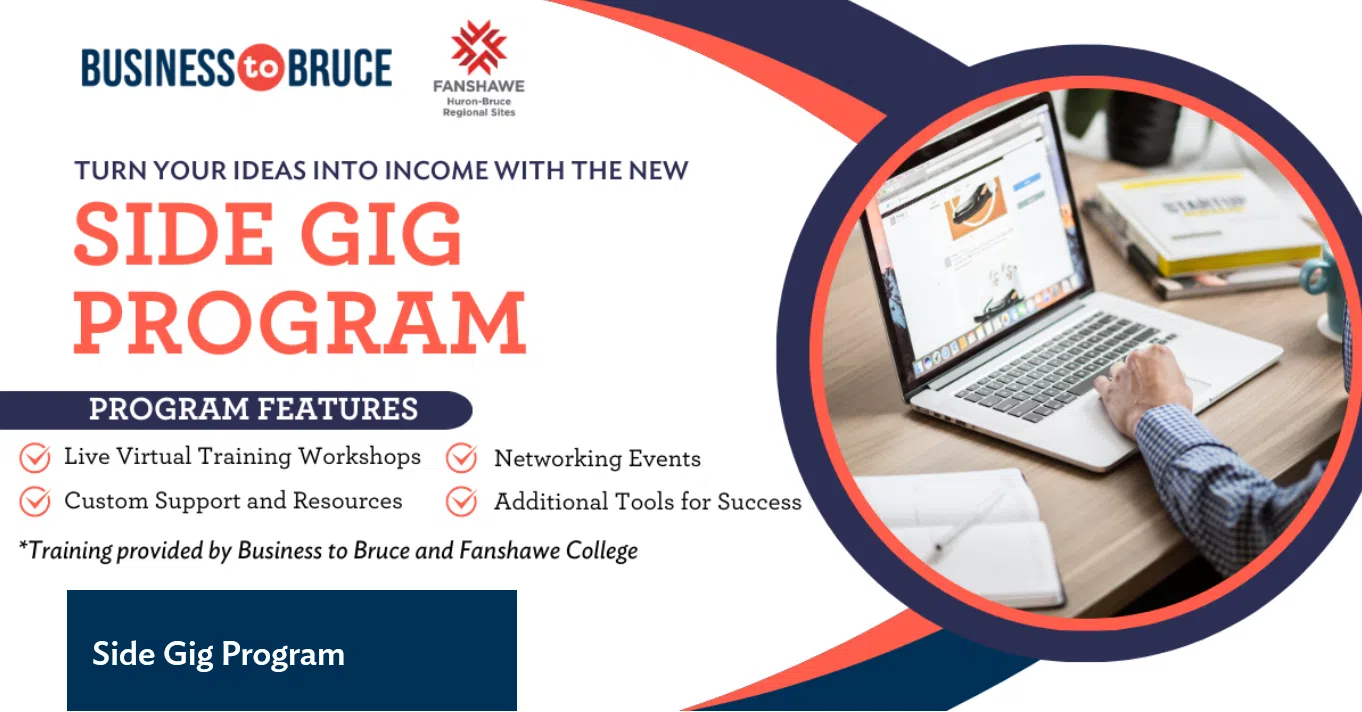 New Entrepreneur Side Gig Program Launching In Bruce County