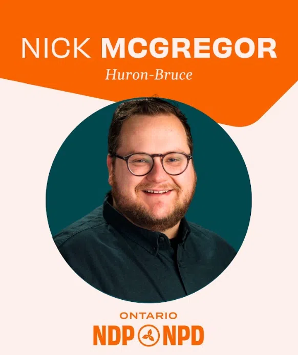 Nick McGregor Is Ontario NDP Candidate For Huron-Bruce