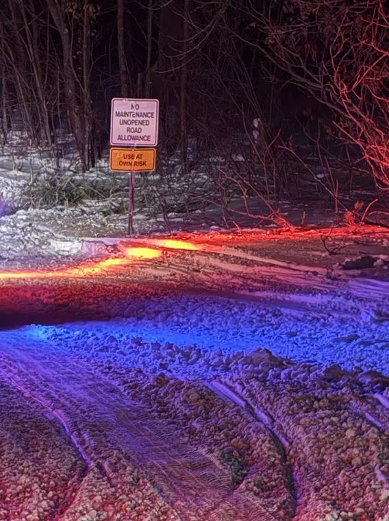 Passenger Vehicles Stranded On Snowmobile Trails