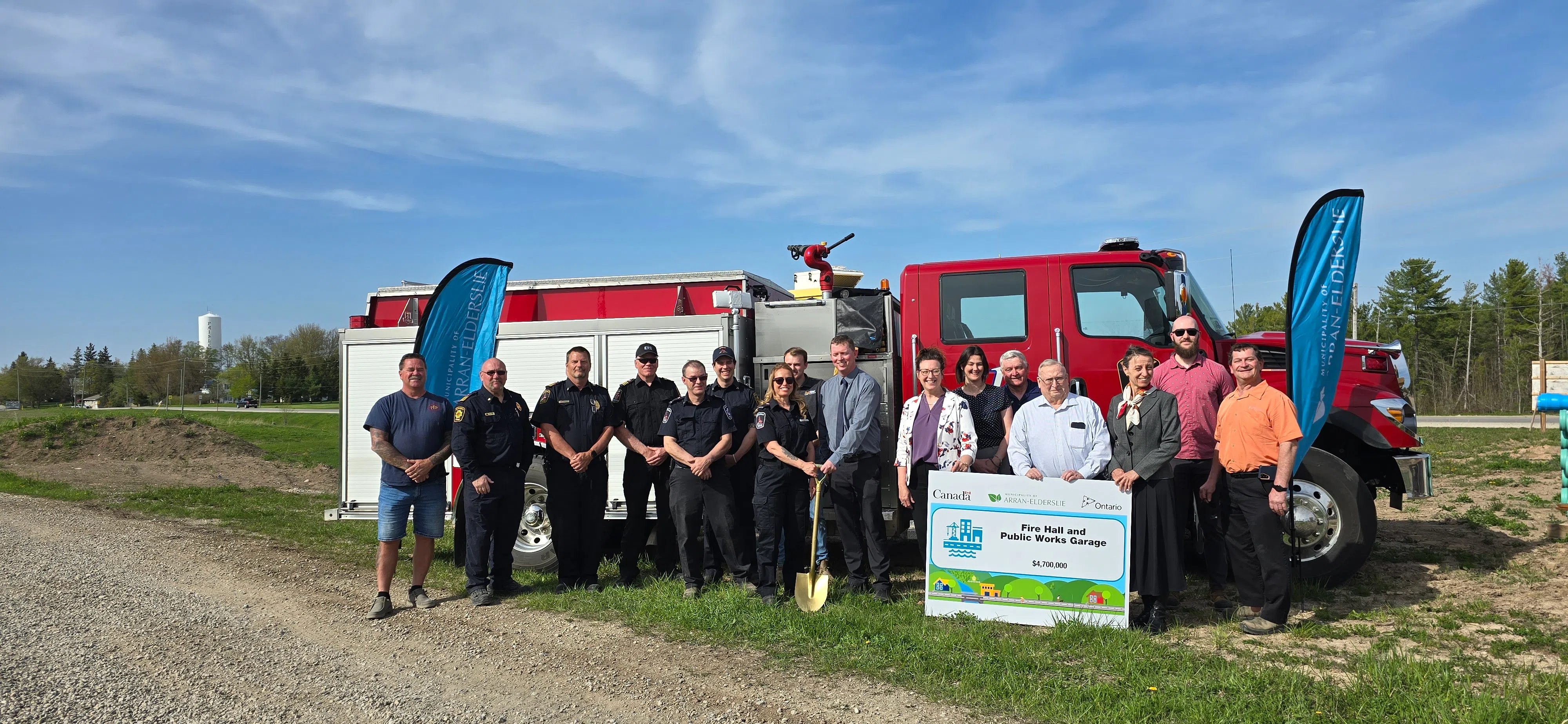 Groundbreaking Marks Start Of New Paisley Fire Hall Construction