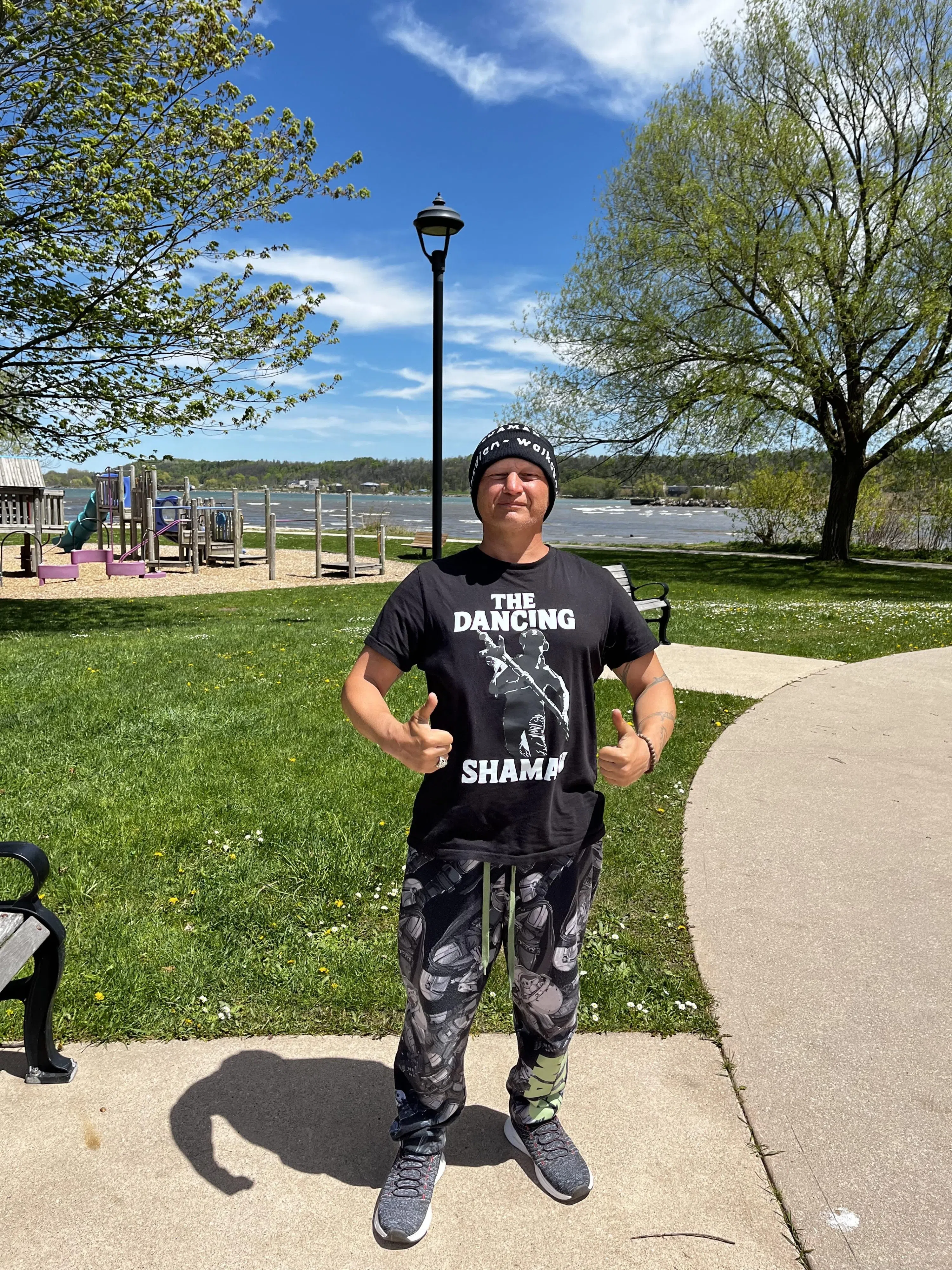 Man Walking Across Canada For Mental Health Stops In Owen Sound