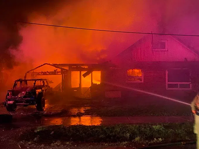 House Destroyed in Overnight Orillia Blaze