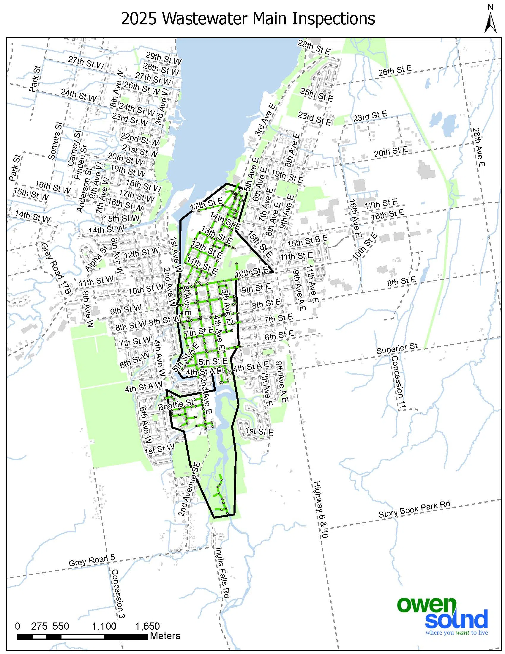 Owen Sound Begins Sewer Inspection This Week