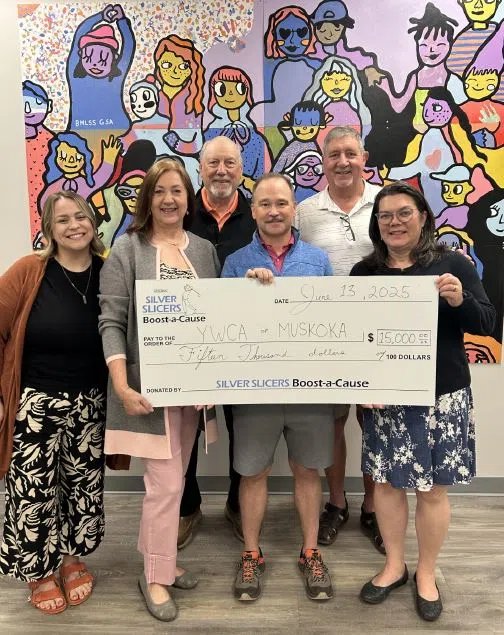 Silver Slicers Donate $15,000 to YWCA Muskoka Youth Programs