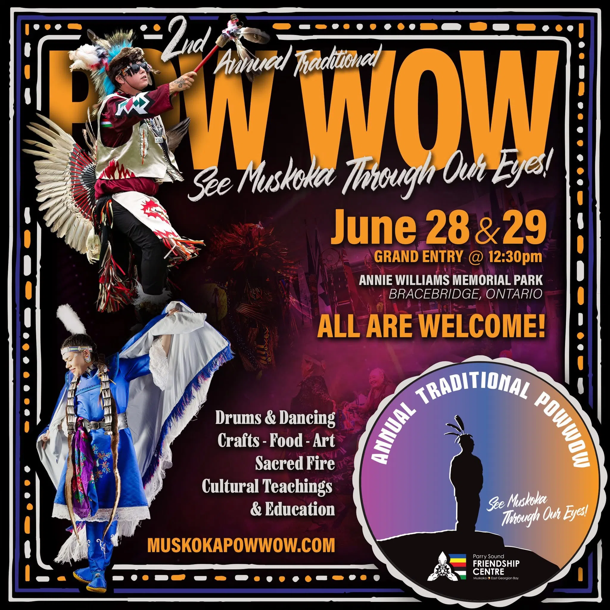 2nd annual 'See Muskoka Through Our eyes' Powwow Happens in Bracebridge this Weekend