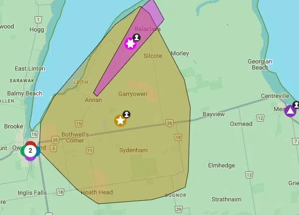 Power Outage in Owen Sound Area