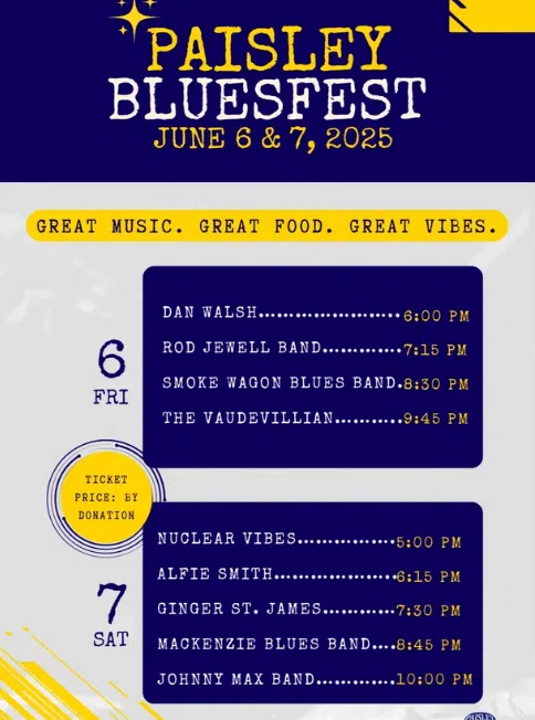 Paisley Blues Festival Approaches
