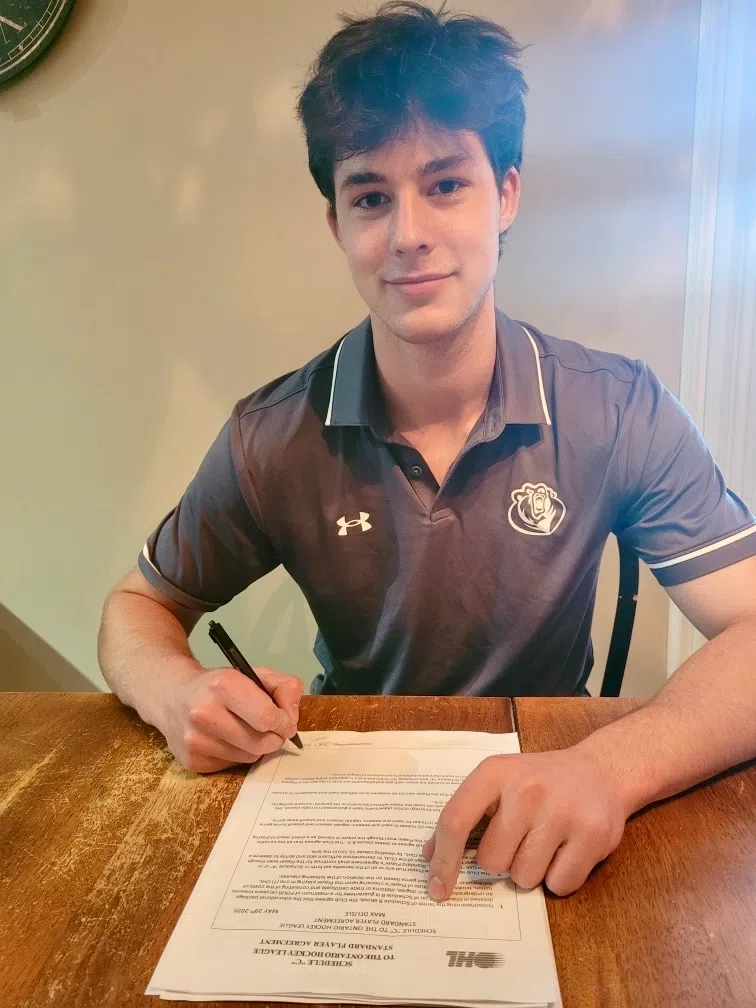 Attack Sign First-Round Pick Max Delisle