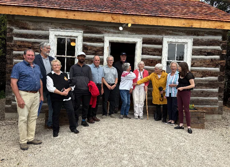 Restoration Work Completed On Historic Davis Cabin In Tobermory