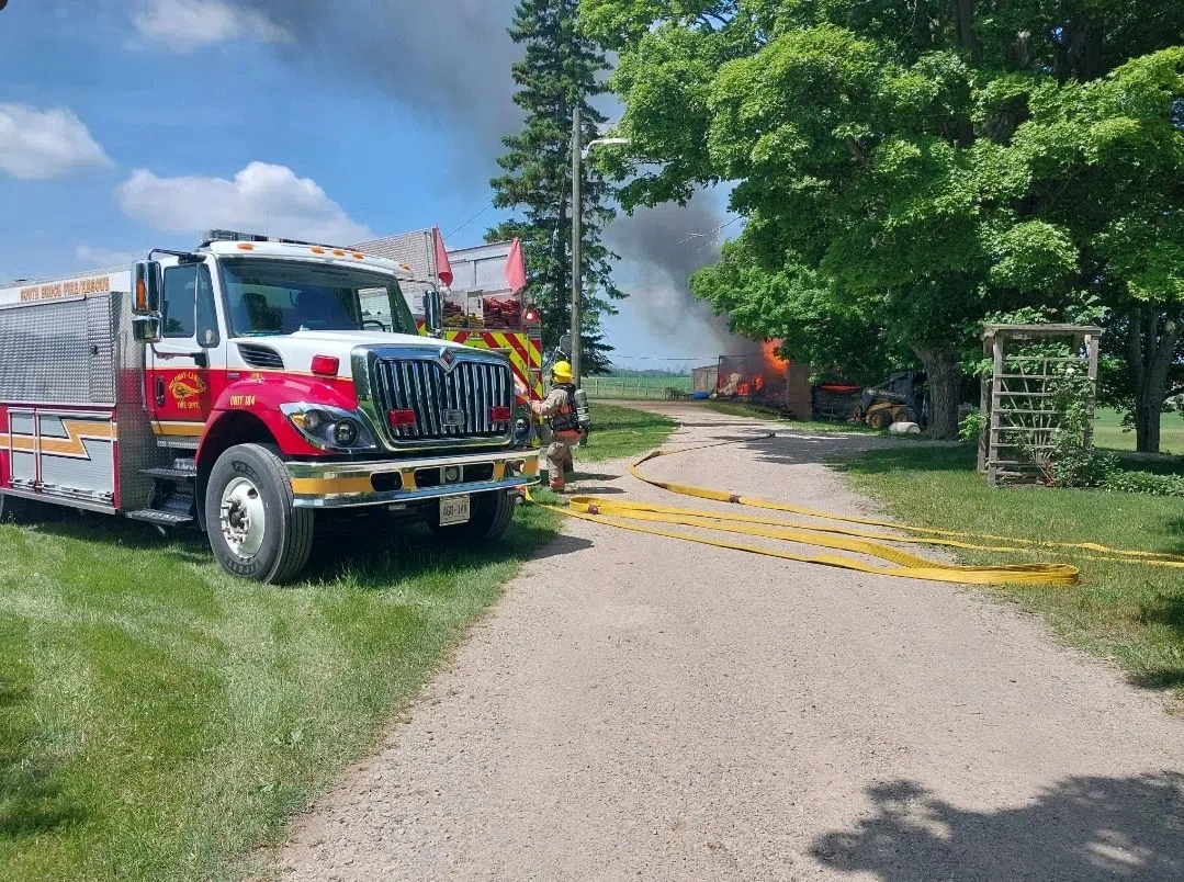 No Injuries In Teeswater Area Fire