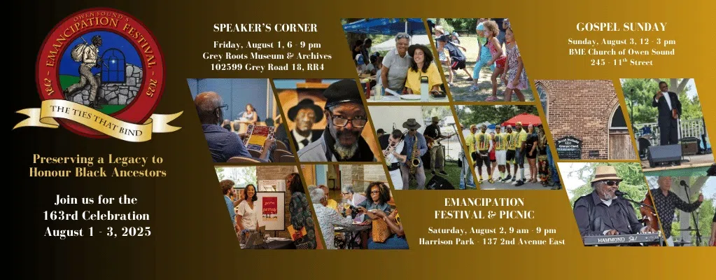 163rd Emancipation Festival Coming Up In Owen Sound