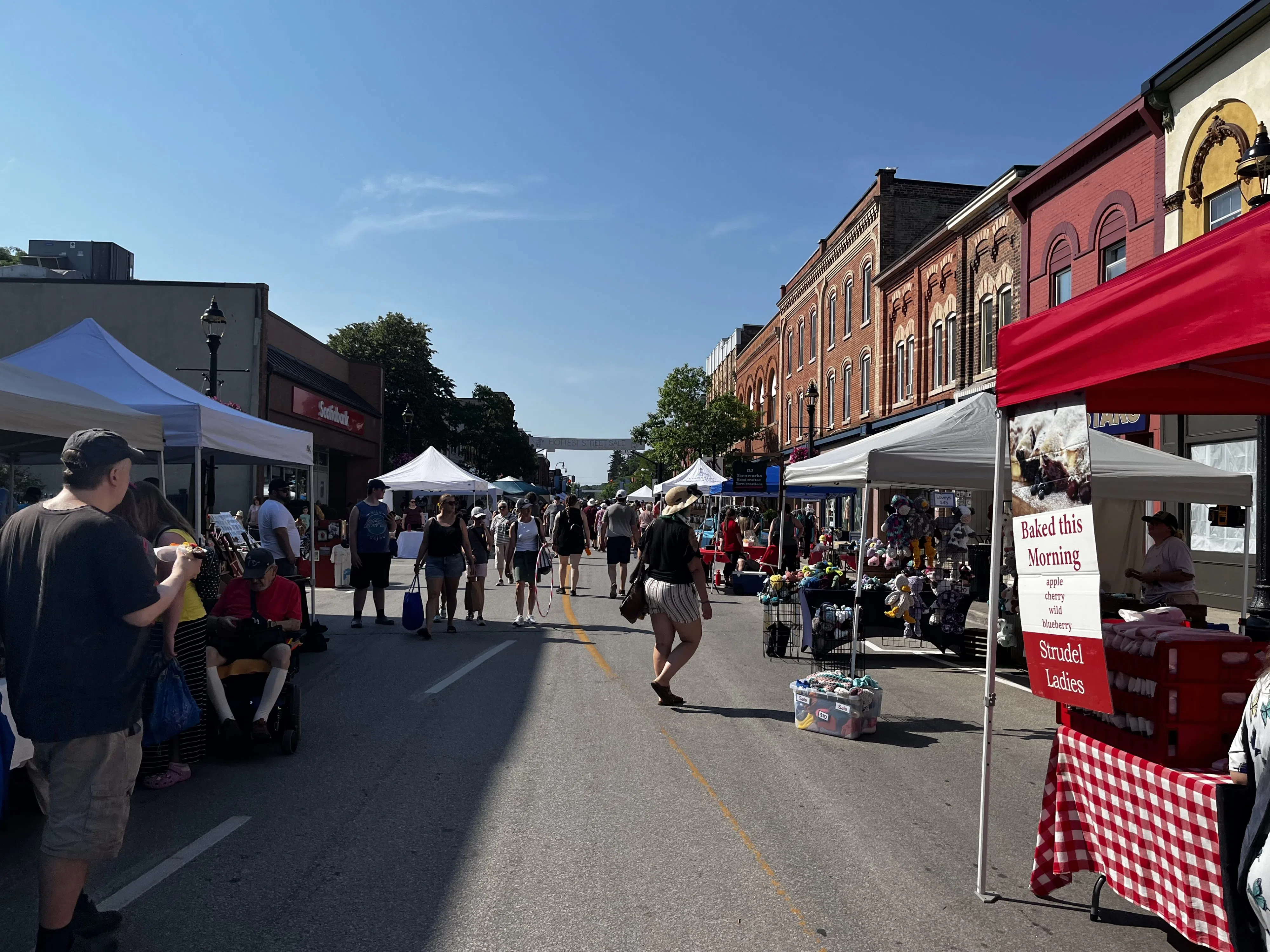 Owen Sound's Hottest Street Sale Draws Large Crowd