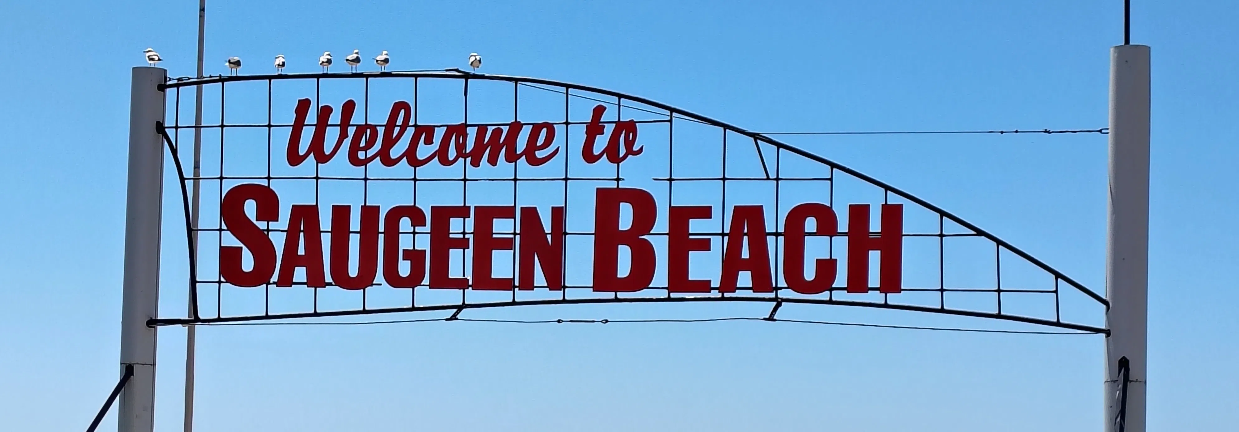 Sauble Beach Sign Changes To Saugeen Beach Sign