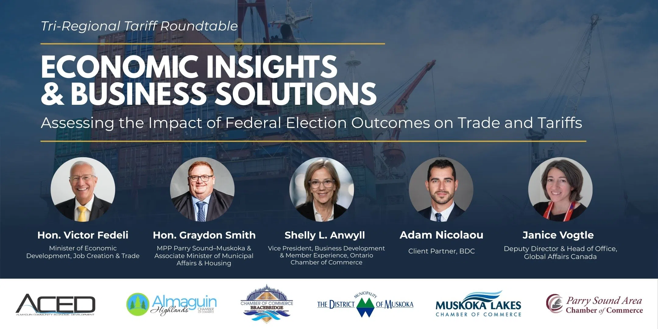 Weigh in on Trade, Tariffs & Economic Stability at Tri-Regional Roundtable Event