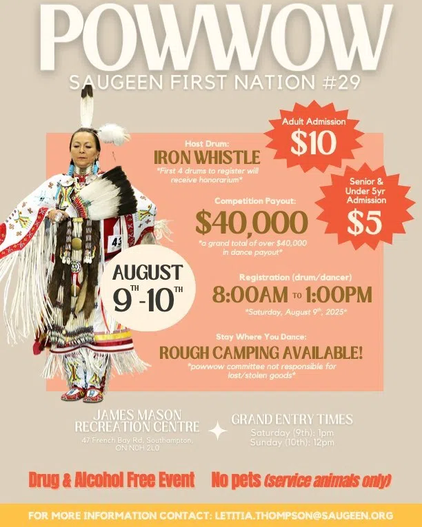Saugeen First Nation Powwow This Weekend