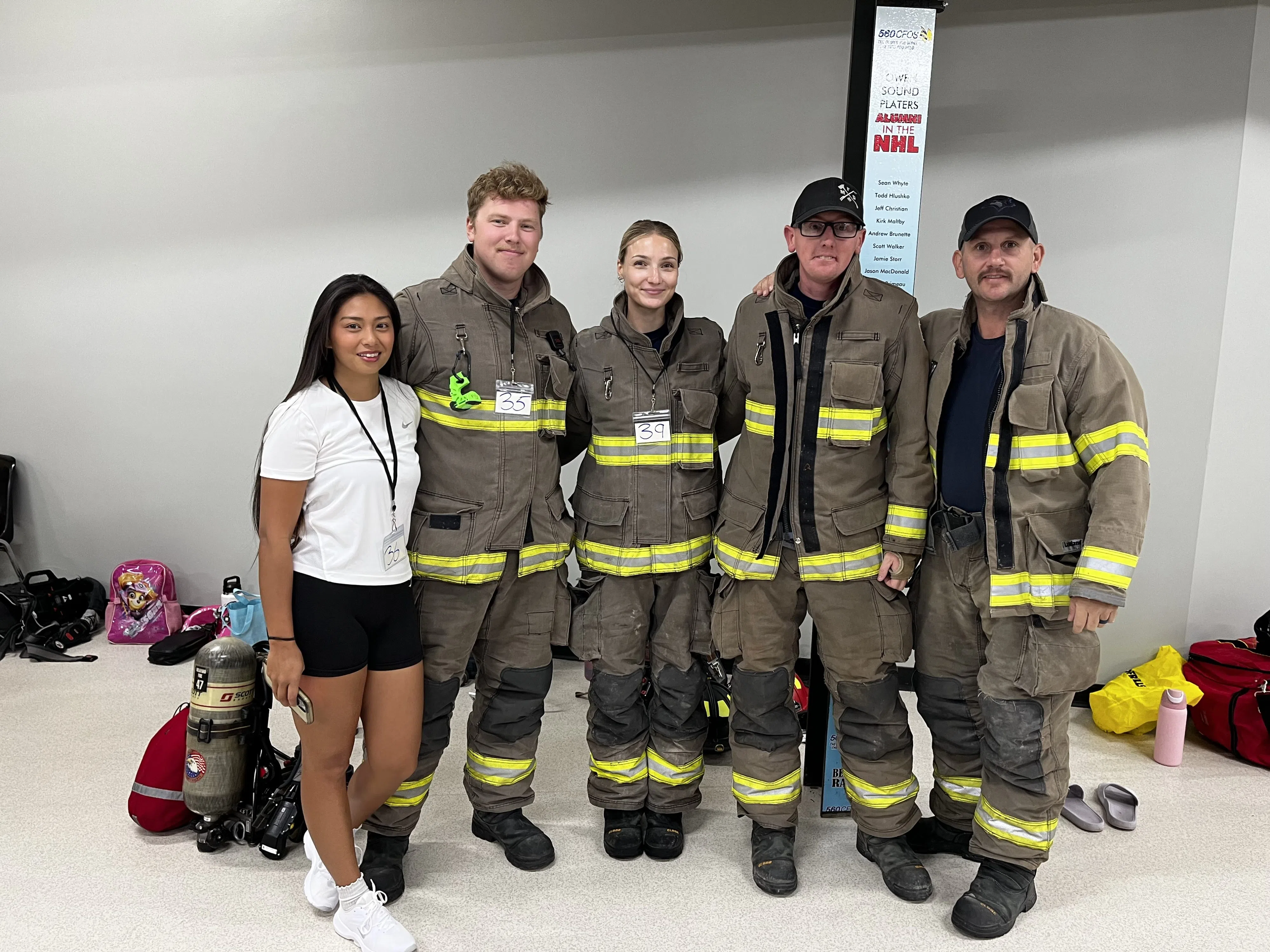 Emergency Service Workers Take Part In 9/11 Memorial Stair Climb