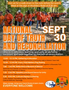 National Day For Truth and Reconciliation Chippewas of Nawash Unceded First Nation Poster