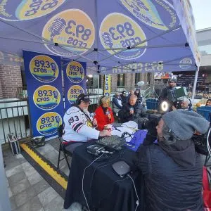 Heather Hiscox with Paul Hill and Fred Wallace