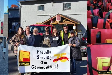 Fowler Construction Delivers Another Successful Thanksgiving Food Hamper Drive