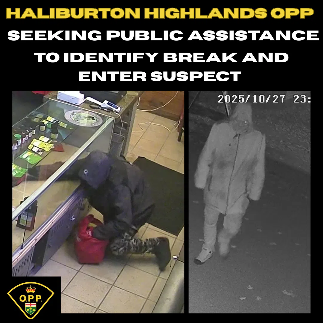OPP INVESTIGATING BREAK AND ENTER TO A BUSINESS IN HALIBURTON