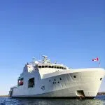 HMCS Margaret Brooke In Owen Sound Oct 3rd 2025. Photo by Claire McCormack