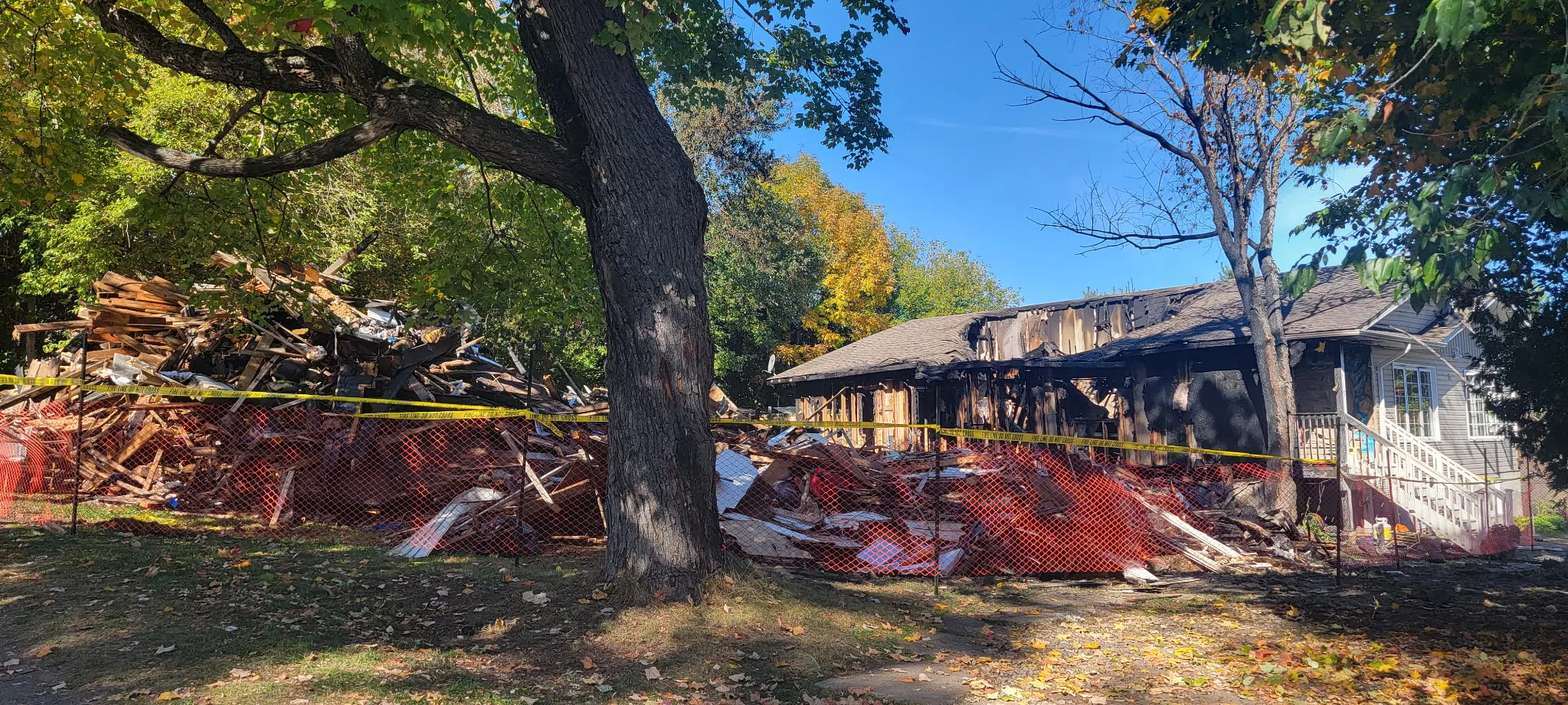 Major Fire Destroys Two Homes in Huntsville
