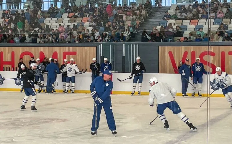 Toronto Maple Leafs Return to Bracebridge for Special Community Practice