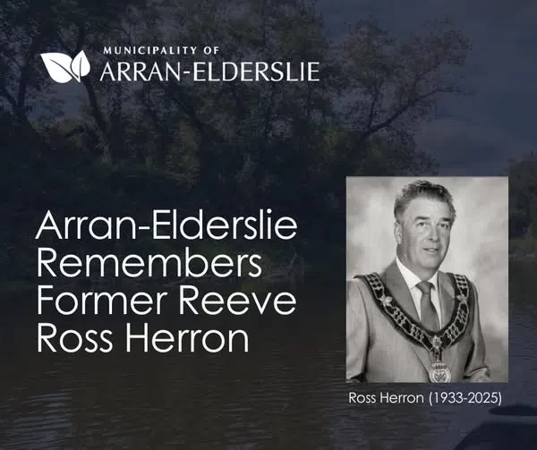 Former Longtime Arran-Elderslie Council Member Ross Herron Has Died