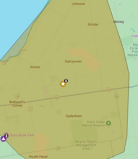 Hydro One Outage Leaves Nearly 2,000 People In The Dark Country 93