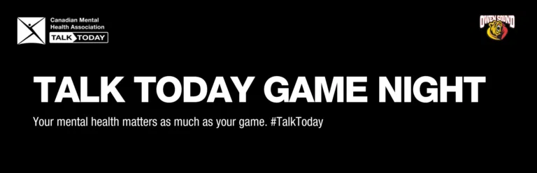 Owen Sound Attack and CMHA Team Up For "Talk Today" Game
