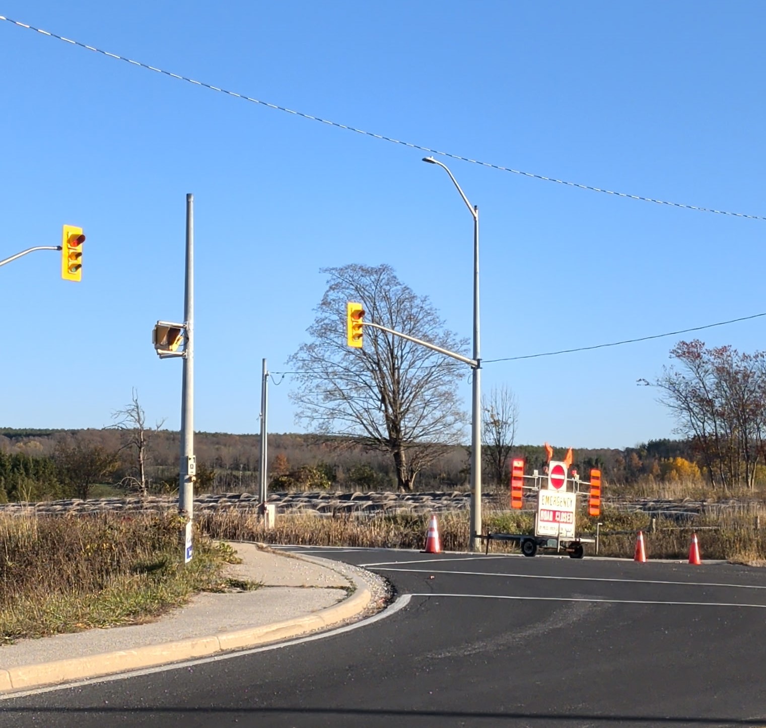 Collision Closes Highway 26 Near Owen Sound
