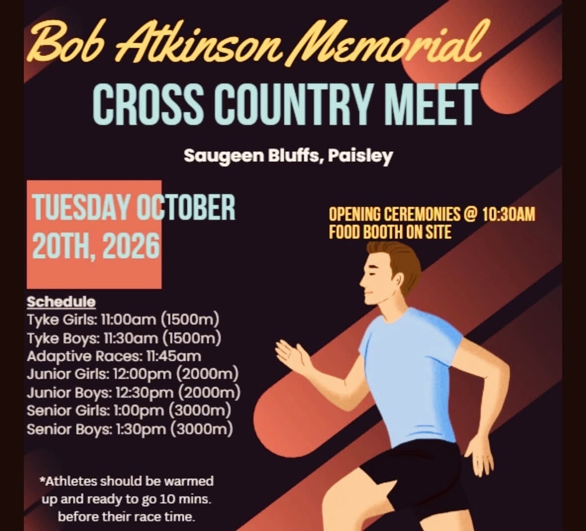 Saugeen Central Wins Bob Atkinson Memorial Cross Country Meet