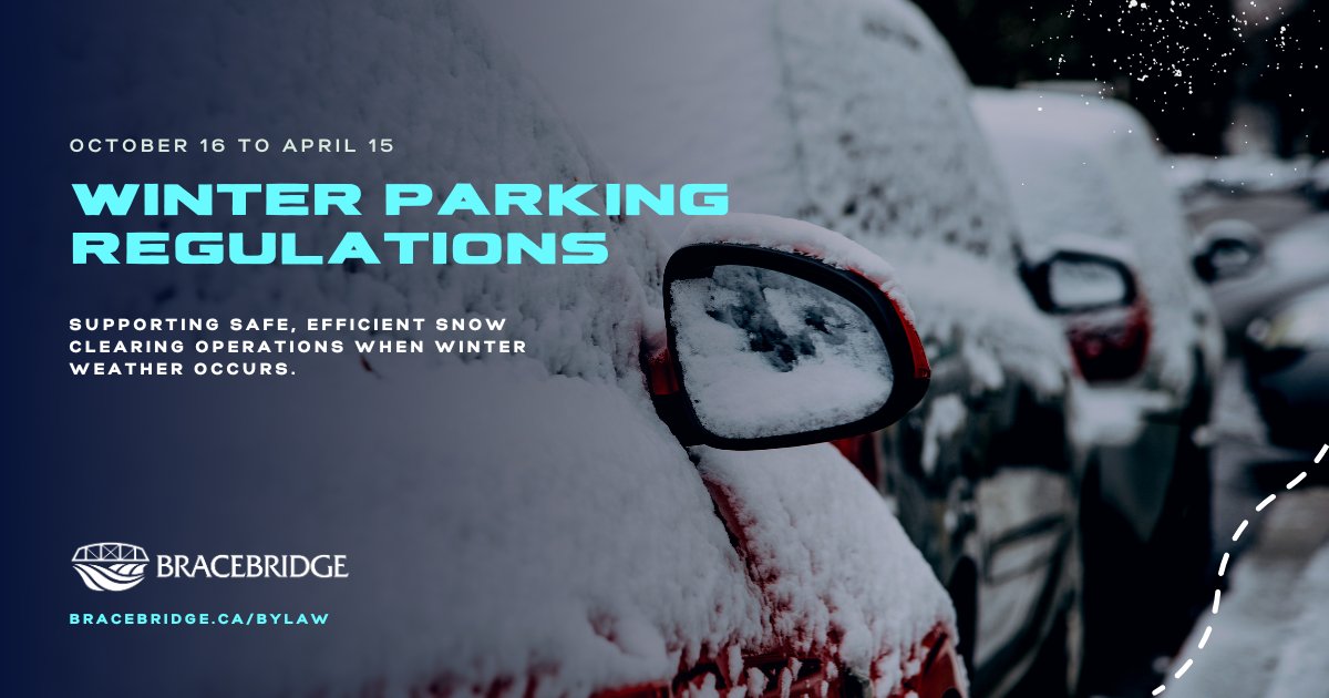 Winter Parking Regulations Come Into Effect In Bracebridge October 16th