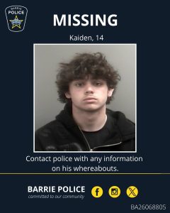 MISSING 14yo BARRIE